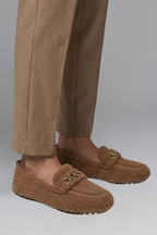 Women's Loafers with Slip On Design for Winter Wear