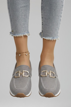 Women's Loafers with Textured Mesh for All-Day Comfort