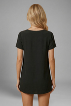 Women’s Lounge Set with Relaxed Fit and Short Sleeves