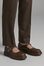 Women's Mary Jane Flat Shoes with Buckle Strap for Everyday Wear