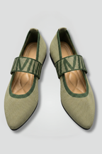 Women's Mary Jane Flat Shoes with Knit Texture for Everyday Wear