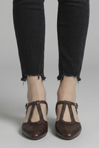 Women's Mary Jane Flats with Buckle Closure for Everyday Wear