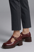 Women's Mary Jane Pumps with Block Heel for Office Wear