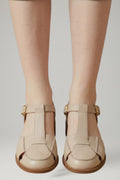 Women's Mary Jane Sandals with Adjustable Strap