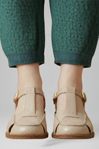 Women's Mary Jane Sandals with Adjustable Strap