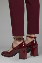 Women's Mary Jane Shoes with Low Block Heel for Everyday Wear
