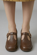 Women's Mary Jane Shoes with T-Strap Design for Office Wear