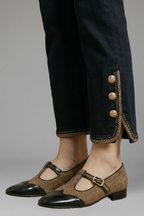Women's Mary Jane Shoes with T Strap Closure for Formal Occasions