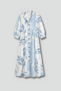 Women’s Maxi Dress with Floral Pattern and Pockets