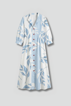 Women’s Maxi Dress with Floral Pattern and Pockets