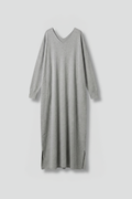 Women’s Maxi Dress with V-Neck and Long Sleeves