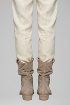 Women's Mid-Calf Boots with Side Zipper for Fall