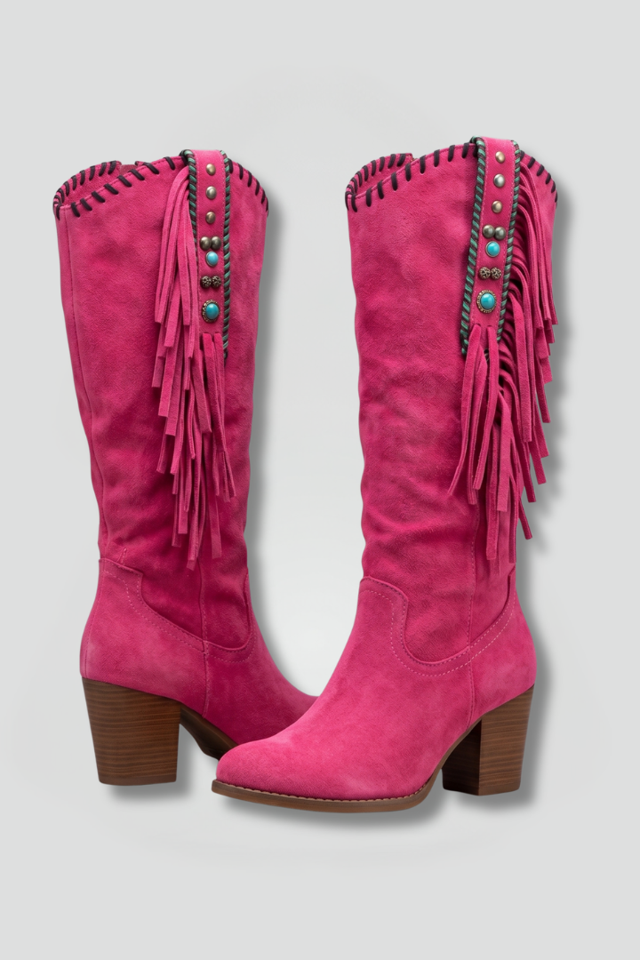 Women's Orthopaedic Boots with Block Heel for Fall
