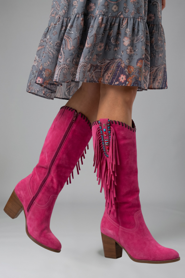 Women's Orthopaedic Boots with Block Heel for Fall
