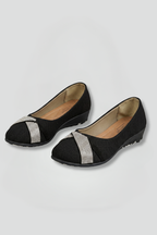Women's Orthopaedic Flats with Textured Fabric Upper for Everyday Wear