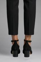 Women's Orthopaedic Heels with Ankle Strap for Office Wear