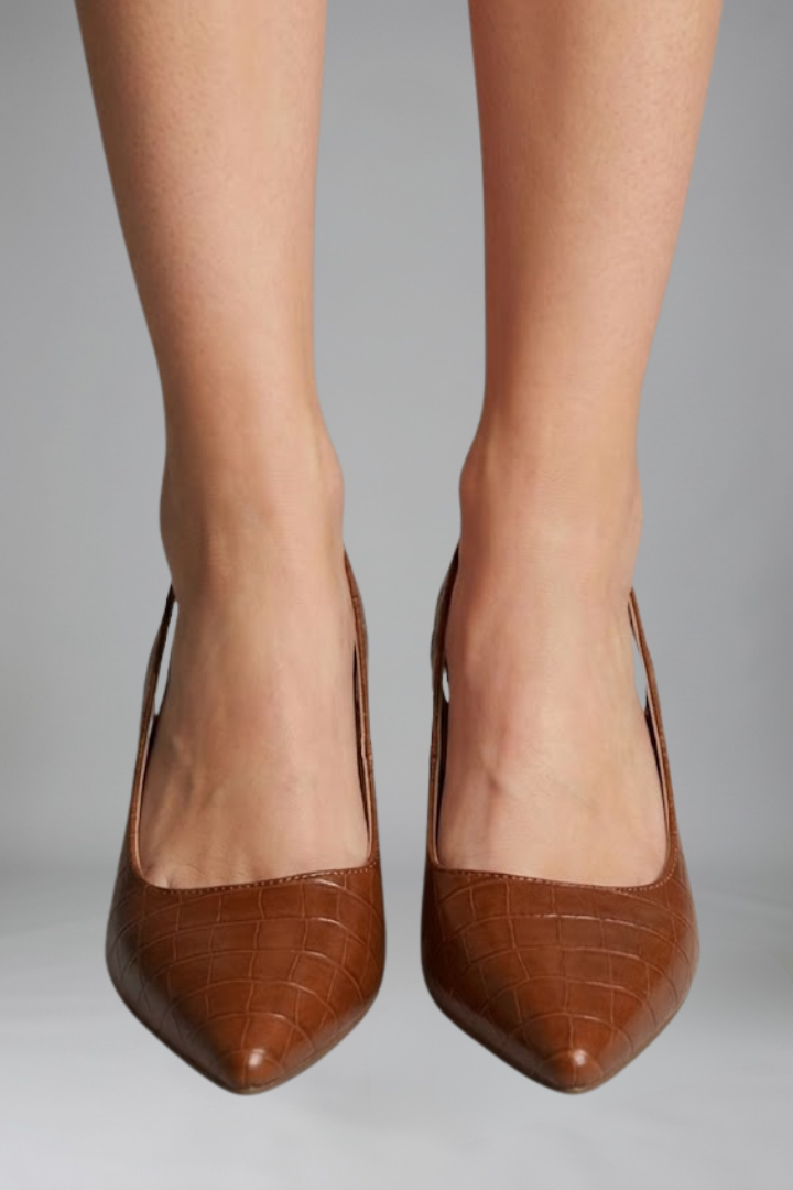 Women's Orthopaedic Heels with Pointed Toe for Office Wear