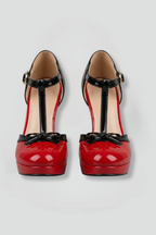 Women's Orthopaedic Heels with T Strap Design for Formal Occasions