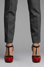 Women's Orthopaedic Heels with T Strap Design for Formal Occasions