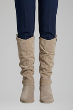Women's Orthopaedic Knee-High Boots with Side Zipper for All-Day Comfort
