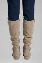 Women's Orthopaedic Knee-High Boots with Side Zipper for All-Day Comfort