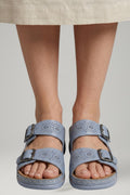 Women's Orthopaedic Leather Sandals with Adjustable Strap