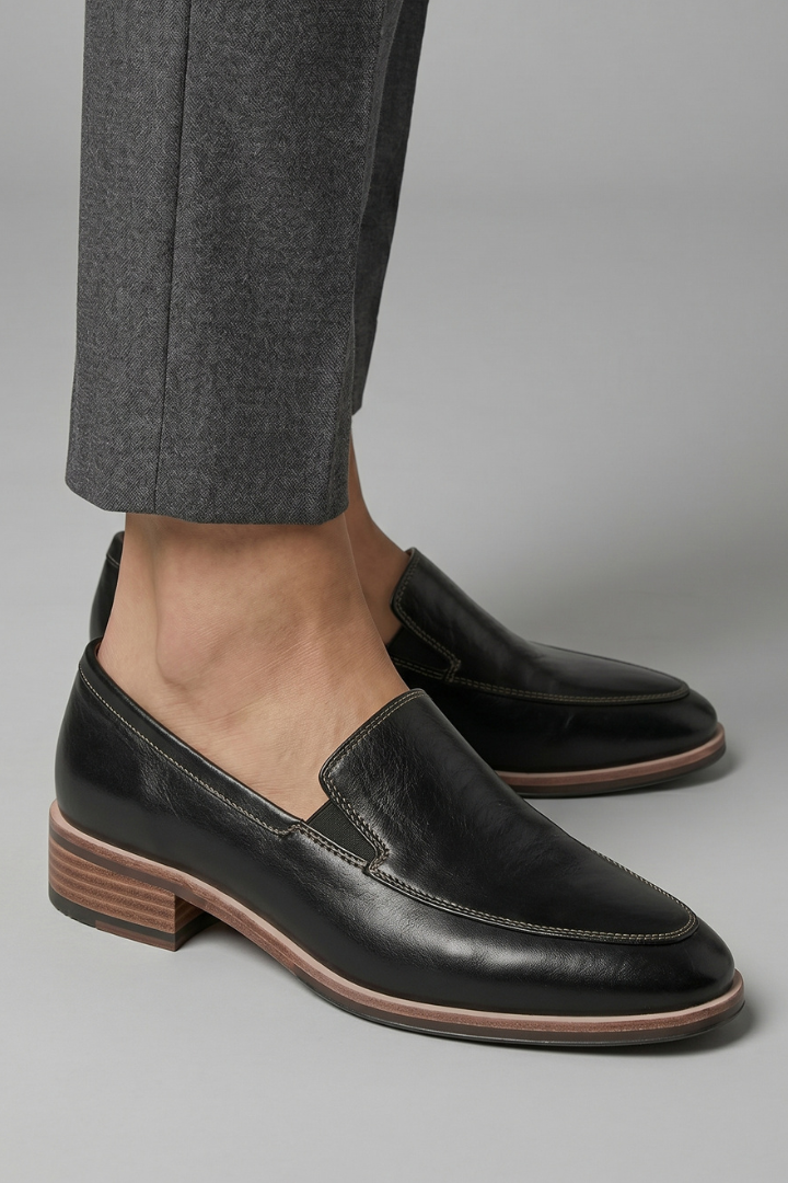 Women's Orthopaedic Loafers with Slip On Design for Office Wear