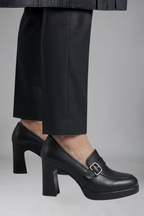 Women's Orthopaedic Pumps with Block Heel for Office Wear