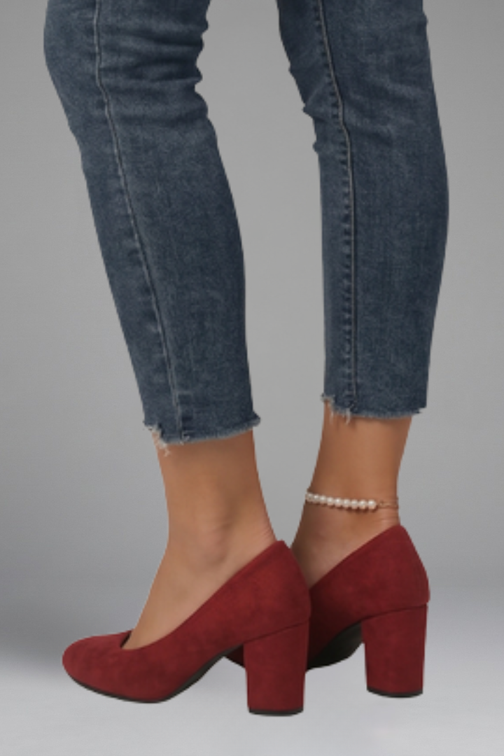 Women's Orthopaedic Pumps with Lightweight Sole for Everyday Wear