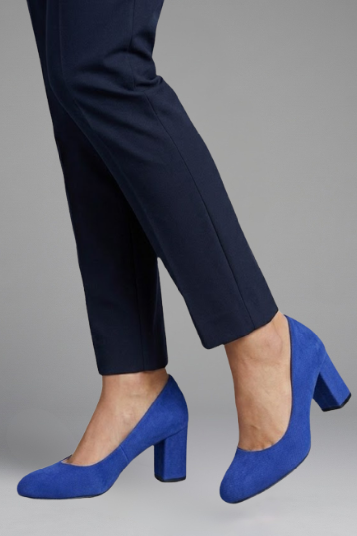 Women's Orthopaedic Pumps with Textured Outsole for Office Wear