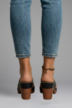 Women's Orthopaedic Sandals with Block Heel for Summer