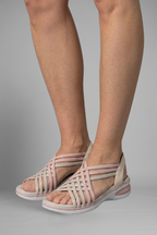 Women's Orthopaedic Sandals with Crisscross Strap Design for Summer