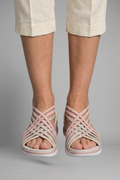 Women's Orthopaedic Sandals with Crisscross Strap Design for Summer