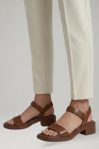 Women's Orthopaedic Sandals with Cushioned Insole and Block Heel