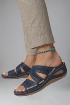 Women's Orthopaedic Sandals with Cutout Upper Straps for Everyday Wear