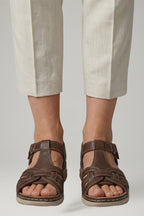 Women's Orthopaedic Sandals with Leather Upper