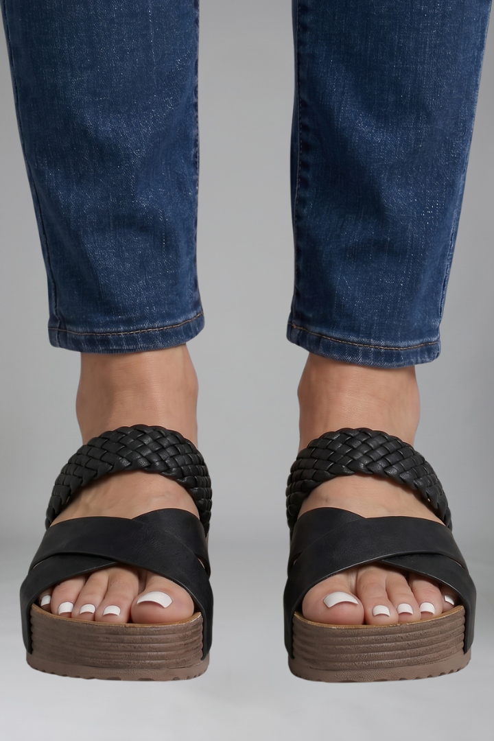 Women's Orthopaedic Sandals with Platform Slide for Spring