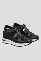 Women's Platform Sandals with Adjustable Straps and Cushioned Sole