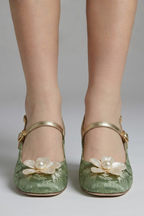 Women's Pumps with Block Heel for Cocktail Events