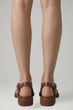 Women's Sandals with Adjustable Strap and Block Heel