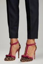 Women's Sandals with Ankle Strap and Stiletto Heel