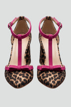 Women's Sandals with Ankle Strap and Stiletto Heel