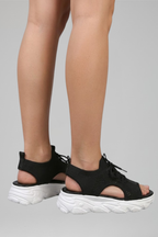 Women's Sandals with Lace-Up for Summer