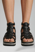 Women's Sandals with Rhinestone Detail and Adjustable Straps