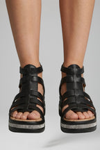 Women's Sandals with Rhinestone Detail and Adjustable Straps