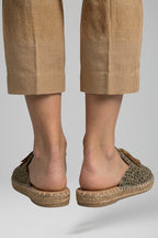 Women's Sandals with Slip On Design and Cushioned Footbed