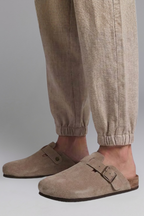 Women's Sandals with Suede Clogs for Everyday Wear