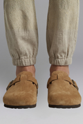 Women's Sandals with Suede Clogs for Everyday Wear
