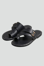 Women's Sandals with Toe Loop and Adjustable Strap