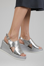 Women's Sandals with Wedge Platform Sole for Summer